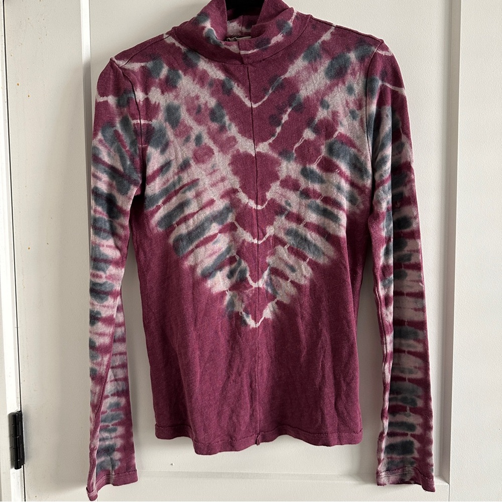 Free People We The Free Tie-Dye Turtleneck